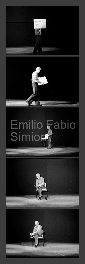 Juan Hidalgo - “Non ho idee” -  L'orecchio nell'occhio, Teatro di Porta Romana - Milano, 1981