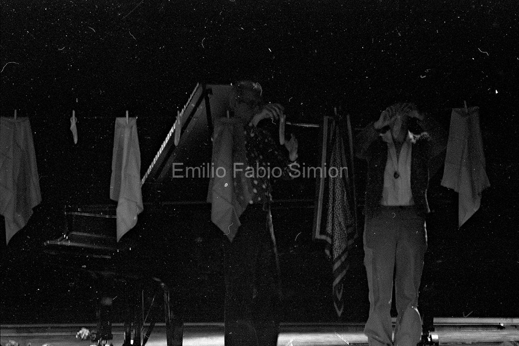 Juan Hidalgo. Tamaran. L'orecchio nell'occhio. Teatro di Porta Romana. Milano, 1981