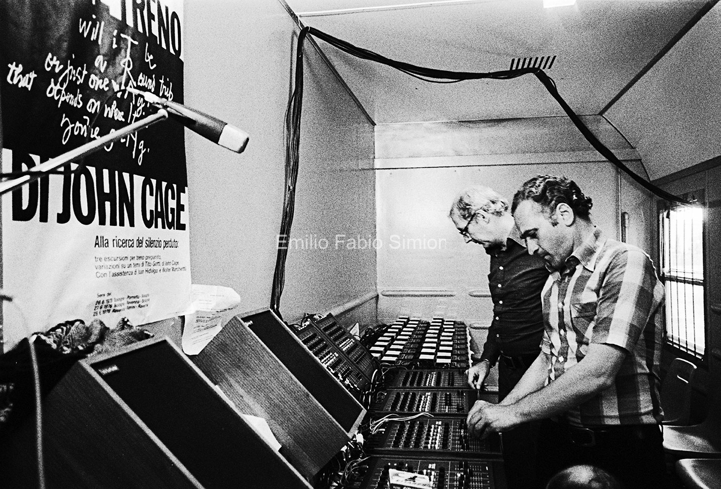 Walter Marchetti & Juan Hidalgo. Il Treno di John Cage, alla ricerca del silenzio perduto. Stazione Centrale di Bologna, 1978